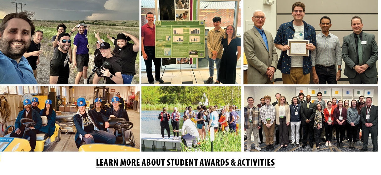 Click to learn more about student awards and activities