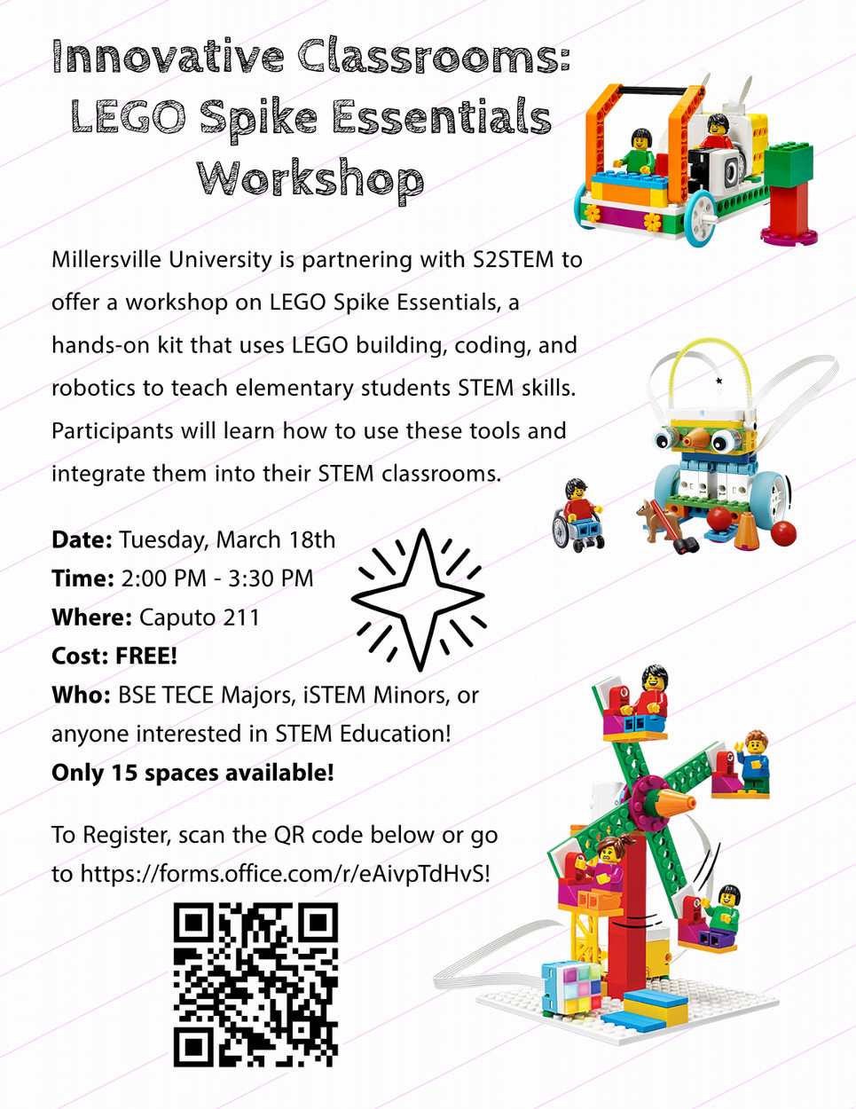 Innovative Classrooms: LEGO Spike Essentials Workshop